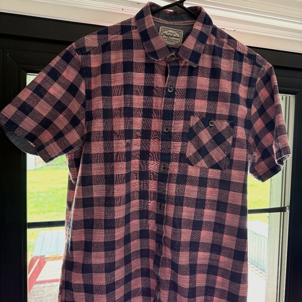 Flag and Anthem Short Sleeve Button Up